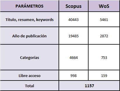 Parámetros de búsqueda