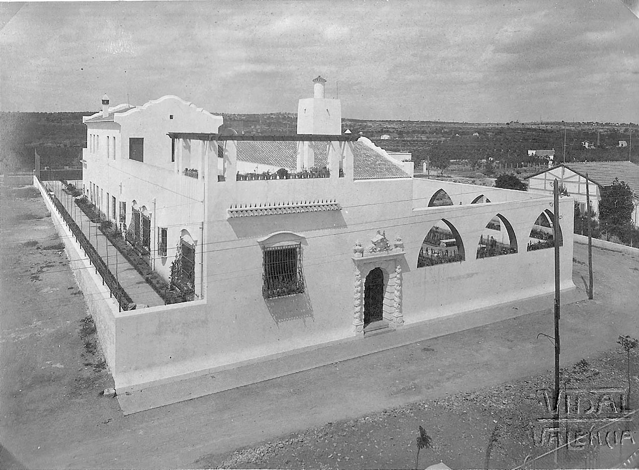 Vista,
Casa “La atalaya”. Arquitecto A. Gómez Davó. 
