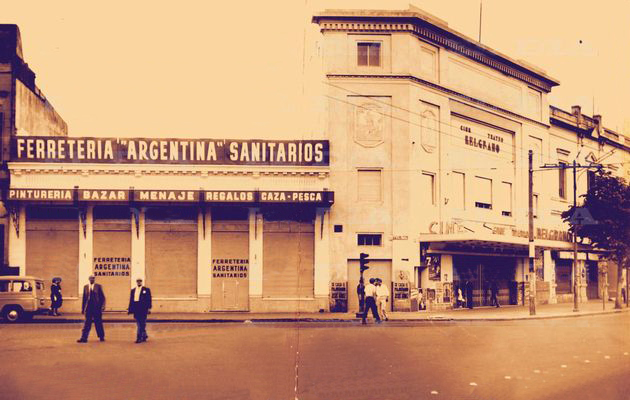  Fotografía
del Cine teatro Belgrano en 1960
