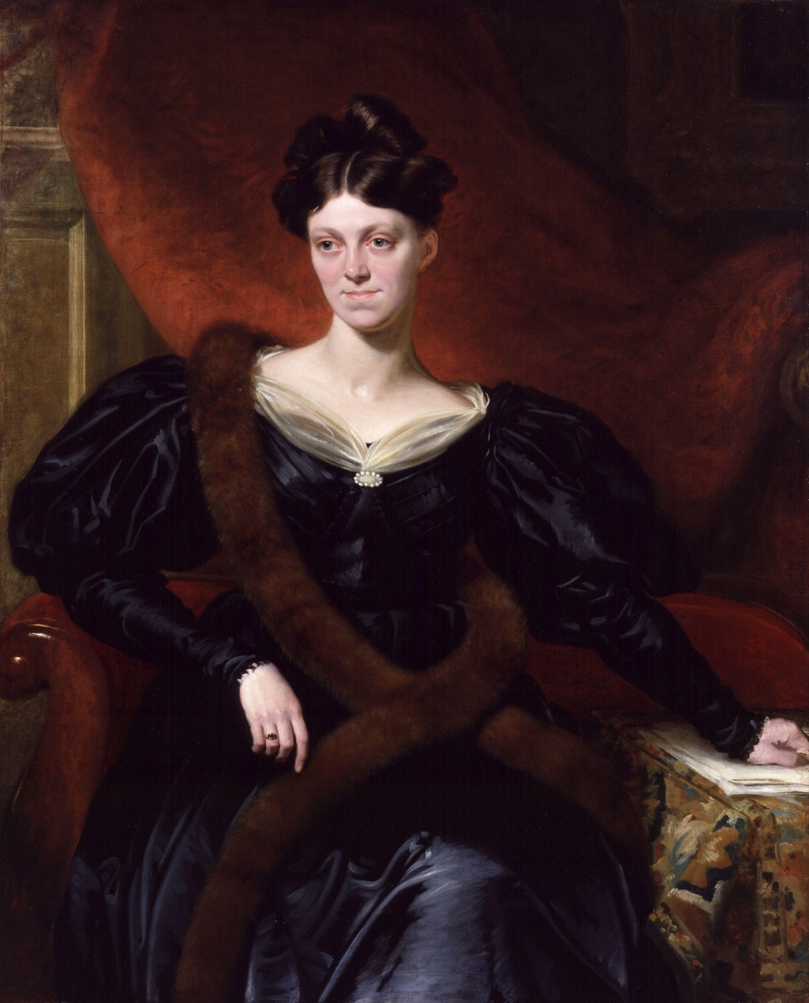 Retrato de Harriet Martineau, 1834. Richard Evans (1784 – 1871)