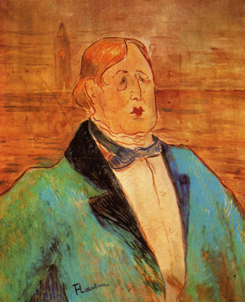 Retrato de Oscar
Wilde, 1895. Henri de Toulouse-Lautrec (1864 – 1901)