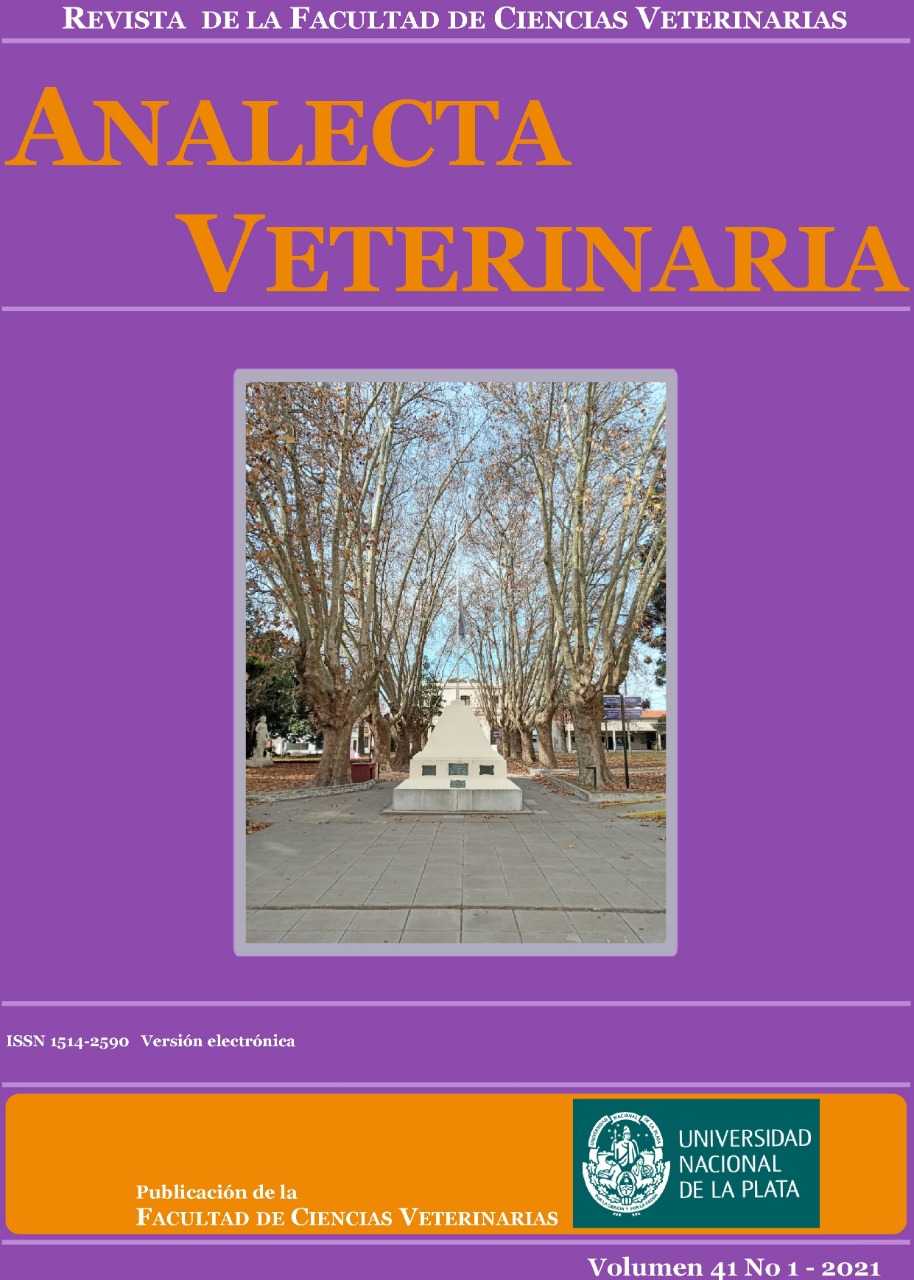 					Ver Vol. 41 Núm. 1 (2021): Analecta Veterinaria
				