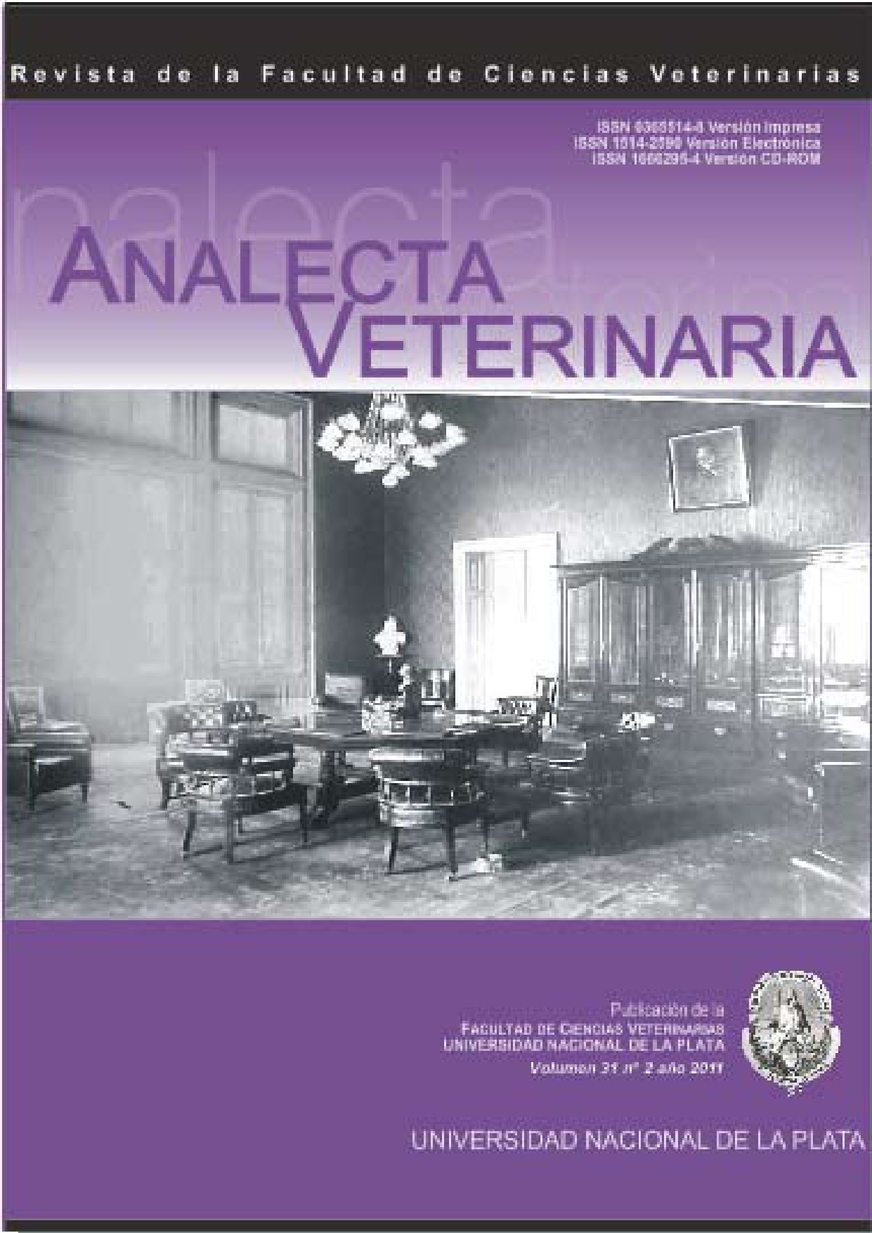 					Ver Vol. 31 Núm. 2 (2011): Analecta Veterinaria
				