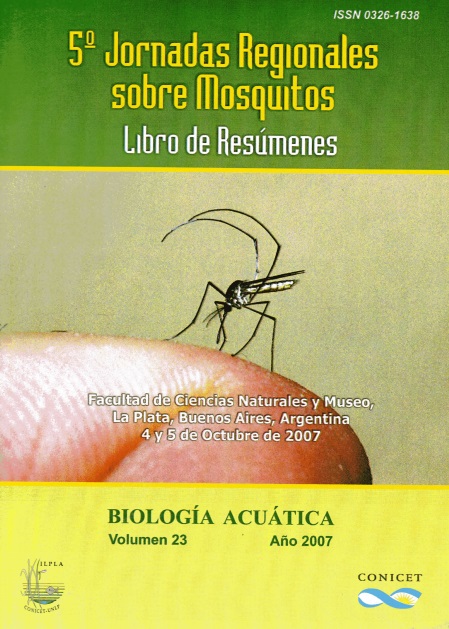 					Ver Núm. 23 (2007): Resúmenes de las 5° Jornadas Regionales sobre Mosquitos
				